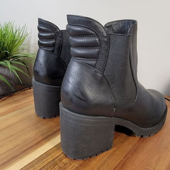 Dirty Laundry Levi Block Heel Chelsea Boot Creeper Size 9 - Picture 8 of 13